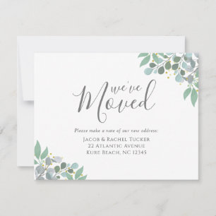 ダスティーエレガントブルーユーカリの動く発表