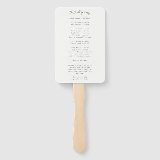 ダスティーエレガントブルー及びバラフローラスワッグプログラム ハンドファン (裏面)