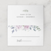 ダスティーガーデン フラワー ウェディング プレイスカード (外部開封)