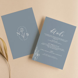 ダスティークラシックブミニマルモダンル結婚詳細 エンクロージャーカード