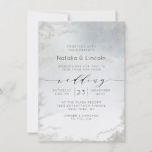 ダスティーグラデーションブルーフロステッド銀箔ラックス結婚ズ