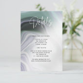 ダスティーサグリーン ラリック アゲート 詳細 招待状 (スタンド正面)