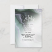 ダスティージャデーグリーン ヴァイオレット アゲートの詳細 招待状 (正面)