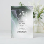 ダスティージャデーグリーン ヴァイオレット アゲートの詳細 招待状 (スタンド正面)