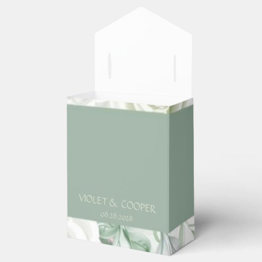 ダスティージュウォーターカラー牡丹花模様結婚ズ フェイバーボックス (オープン)