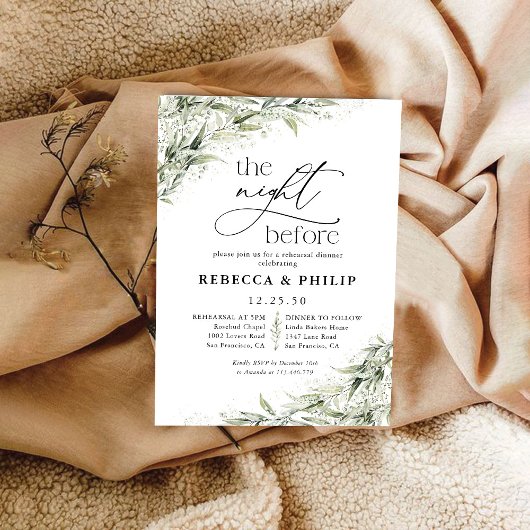 ダスティージュグリーンザナイトウィーク招待状 招待状