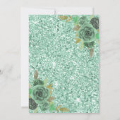 ダスティージュグリーンフローラバタフライキンセアニェラ 招待状 (裏面)