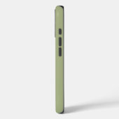 ダスティージュグリーン無地のカラー Case-Mate iPhoneケース (裏面 / 左)