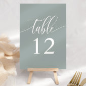 ダスティージュミニマリスト書結婚道 テーブルナンバー