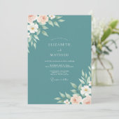 ダスティーティールフォリアジュ・ユーカリの結婚式 招待状 (スタンド正面)