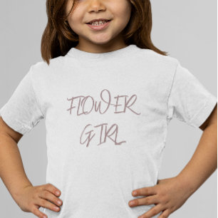 ダスティーバレンシアガの花嫁の少女 トドラーTシャツ
