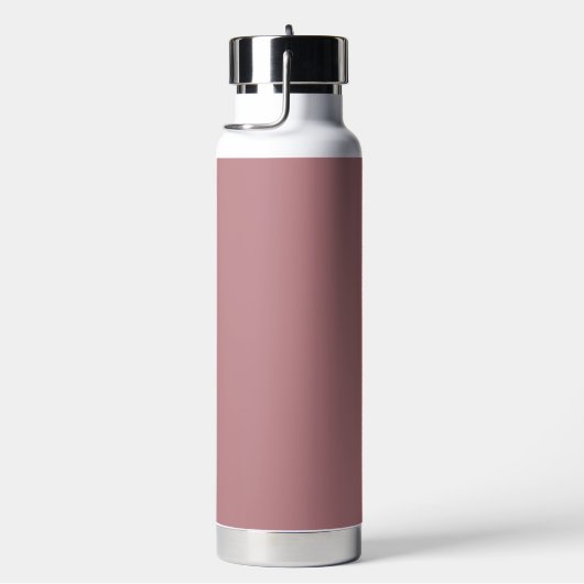 ダスティーパーソナライズされたバラ結婚ズの花嫁 ウォーターボトル (右面)