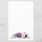 ダスティーパープル開花ブライダルシャワービンゴ (裏面)