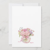 ダスティービクトリアンブルーガーデンティーブライダルシャワー 招待状 (裏面)