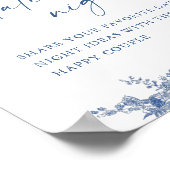 ダスティービクトリアンブルーガーデンフランスのデイトナイトアイディア ポスター (角)