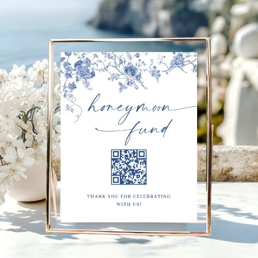 ダスティービクトリアンブルーガーデンフランスのハネムーンファンド ポスター