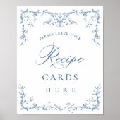 ダスティービクトリアンブ華美ルフローラレシピカード ポスター (正面)