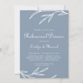 ダスティーフォーマルブミニマルルーリハーサルディナー 招待状 (正面)