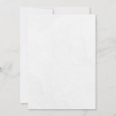 ダスティーフラワーピンクとゴールドのウェディング 招待状 (裏面)