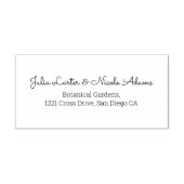 ダスティーブルントオレンジのピーオニー花が秋の結婚式 セルフインキングスタンプ (デザイン)