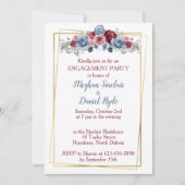ダスティーブルーとブルガン結婚ディの婚約パーティI 招待状 (正面)