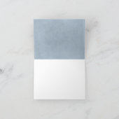 ダスティーブルーとベイビーズブレスのウェディングサンクス サンキューカード (内部)