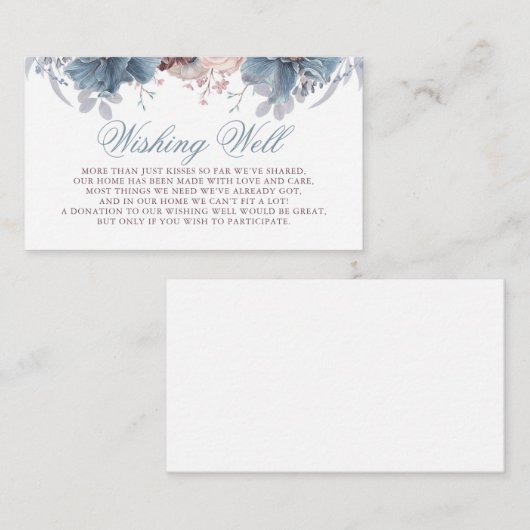 ダスティーブルーとマーブルの願い事の井戸 エンクロージャーカード (正面/裏面)