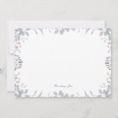 ダスティーブルーとマーブ - 私のブライズメイドになってくれる？ 招待状 (裏面)