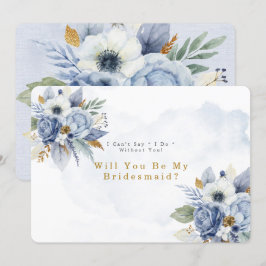 ダスティーブルーのゴールドペオニーブライドスマイディーンになりますか 招待状