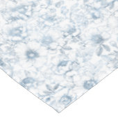 ダスティーブルーのチャイナ風花柄テーブルクロス エレガント テーブルクロス (アングル)