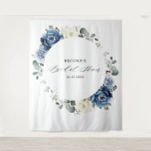 ダスティーブルーのチャンピエージボトルバックドロップ写真 タペストリー (正面)