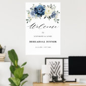 ダスティーブルーのチャンピエーンレハーサルディナーウェルカムポスター ポスター (ホームオフィス)