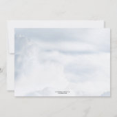 ダスティーブルーのドリームキャッチャー ブライダルシャワー招待状 招待状 (裏面)