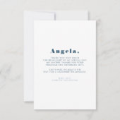 ダスティーブルーのパンパスグラス ロマンティック サンクス サンキューカード (裏面)