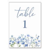 ダスティーブルーのワイルドフラワー ウェディングテーブルナンバー テーブルナンバー (裏面)