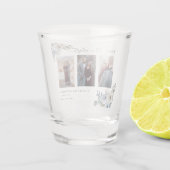 ダスティーブルーの写真 ウェディング セーブ・ザ・デート エレガント ショットグラス (裏面)