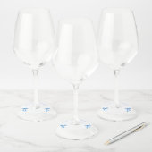 ダスティーブルーの彼女がついに結婚する バチェロレッテ ワイングラスタグ (セット)