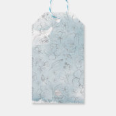 ダスティーブルーの水彩ローズ ワインチェストの願い事 ギフトタグ (裏面)