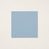 ダスティーブルーの水彩画イヤリングディスプレイ (裏面)