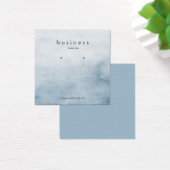 ダスティーブルーの水彩画イヤリングディスプレイ (デスク)