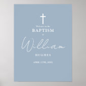 ダスティーブルーの洗礼 誕生歓迎看板 ポスター (正面)