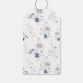 ダスティーブルーの結婚前お祝い感謝メッセージ ギフトタグ (裏面)