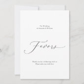 ダスティーブルーの結婚式ギフトサイン 招待状 (正面)