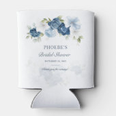 ダスティーブルーの花が咲くユーカリの多肉植物 缶クーラー (裏面)