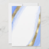 ダスティーブルーの花と蝶のツインキンチェアネラ 招待状 (裏面)