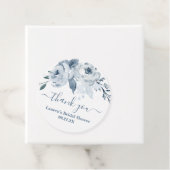 ダスティーブルーの花の飾りタグ フェイバータグ (インサイチュ)