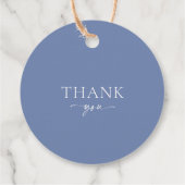 ダスティーブルーの花柄「ありがとう」 フェイバータグ (裏面)