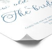 ダスティーブルーの花飾り 花嫁候補はいくつでしたか ポスター (角)