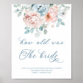 ダスティーブルーの花飾り 花嫁候補はいくつでしたか ポスター (正面)