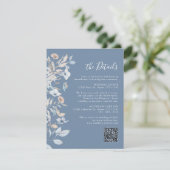 ダスティーブルーの花 エンクロージャーカード (スタンド正面)